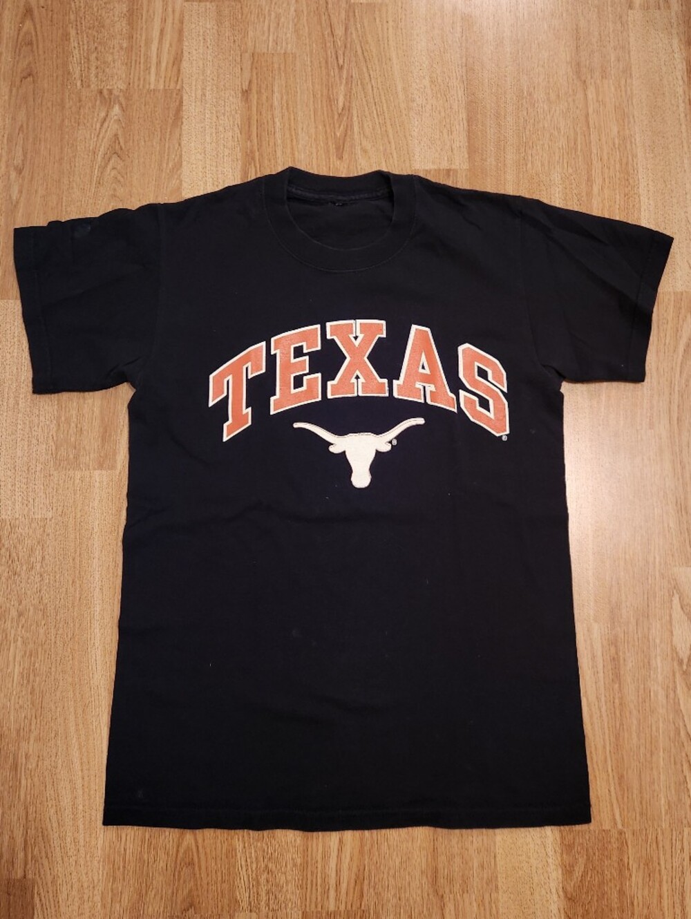 Texas Longhorns Short Sleeve Cotton Tee Black Medium